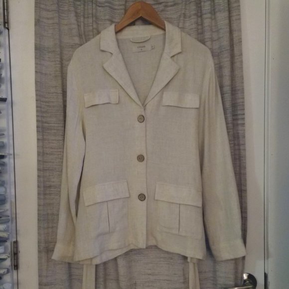 CREAM Valentina Linen Blend Blazer Jacket - Picture 2 of 7